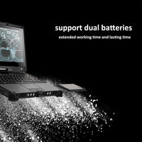 How to check the battery model of GETAC laptop?