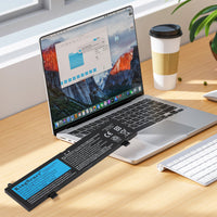 What is the replacement process for laptop batteries during the warranty period?