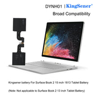 How to find the battery model number of a Microsoft laptop