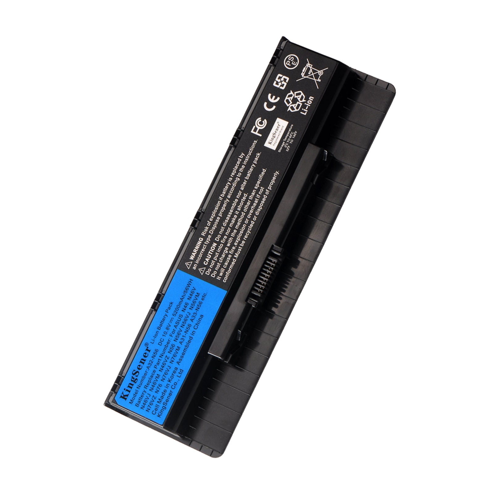 KingSener A32-N56 10.8V 56WH ラップトップ バッテリー ASUS 用 