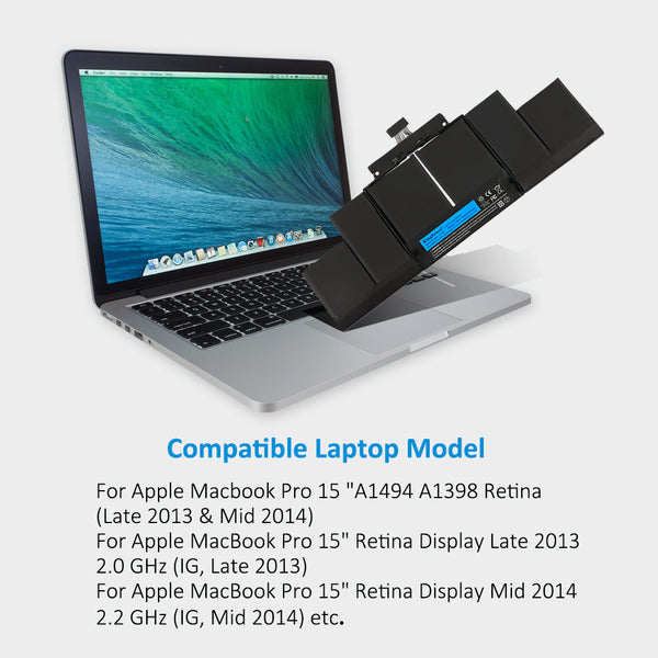 KingSener A1494 11.26V 8440mAh battery For laptop Apple MacBook