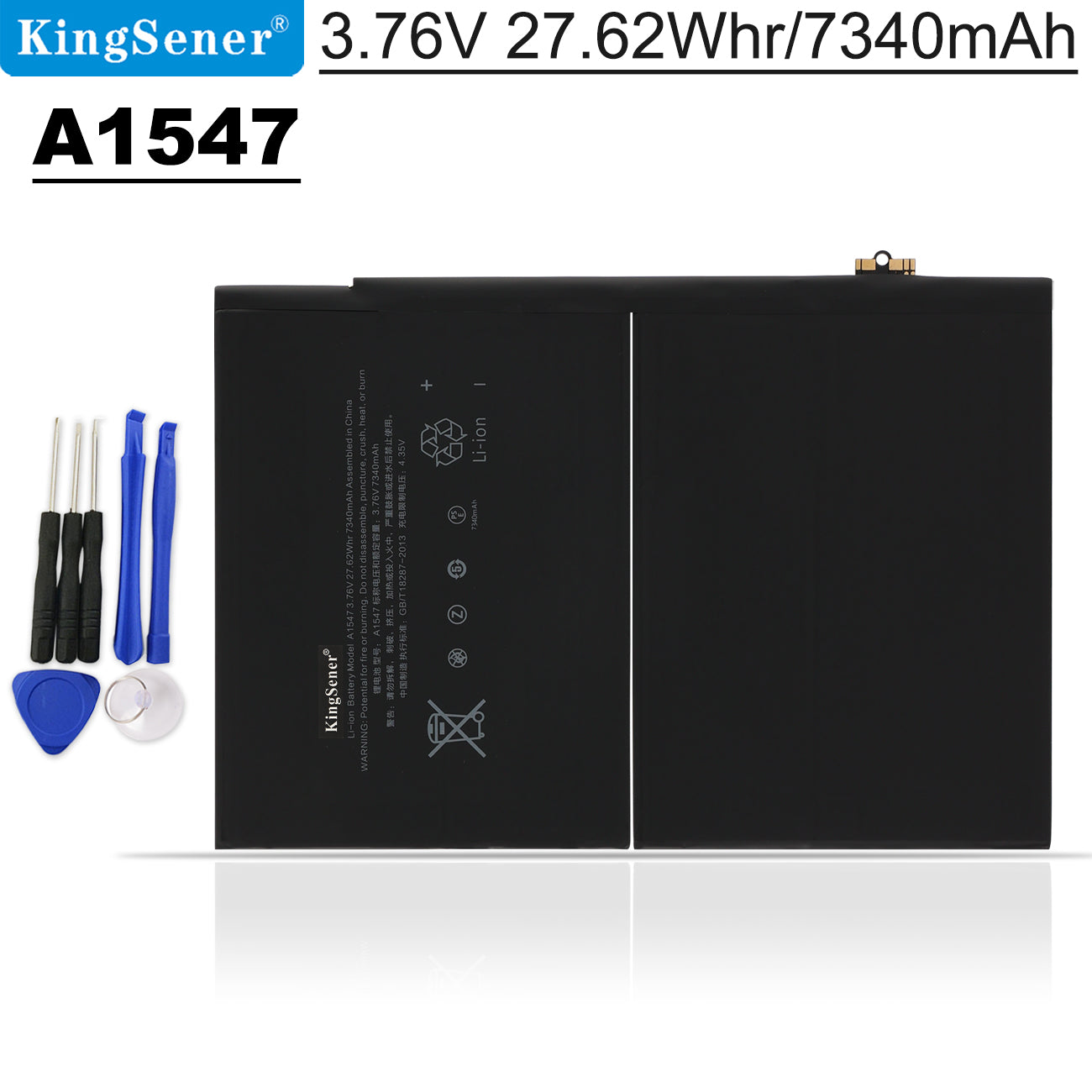 A1547 Battery for Apple iPad Air 2 A1566 A1567 | 7340mAh 3.76V Li