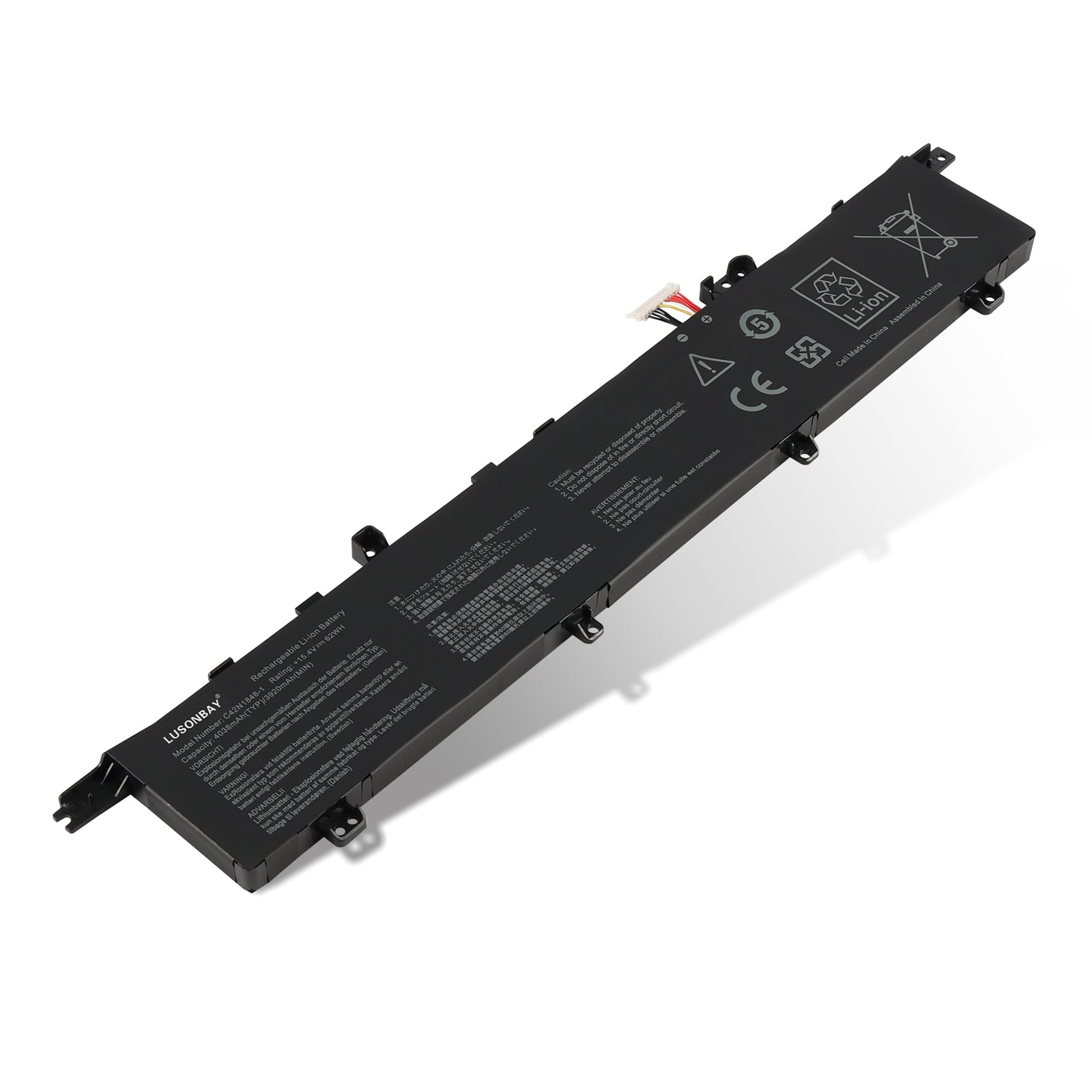Batteria Sostitutiva C42N1846 Per Asus ZenBook Pro Duo UX581 (15.4V, 62Wh) - Foto 4