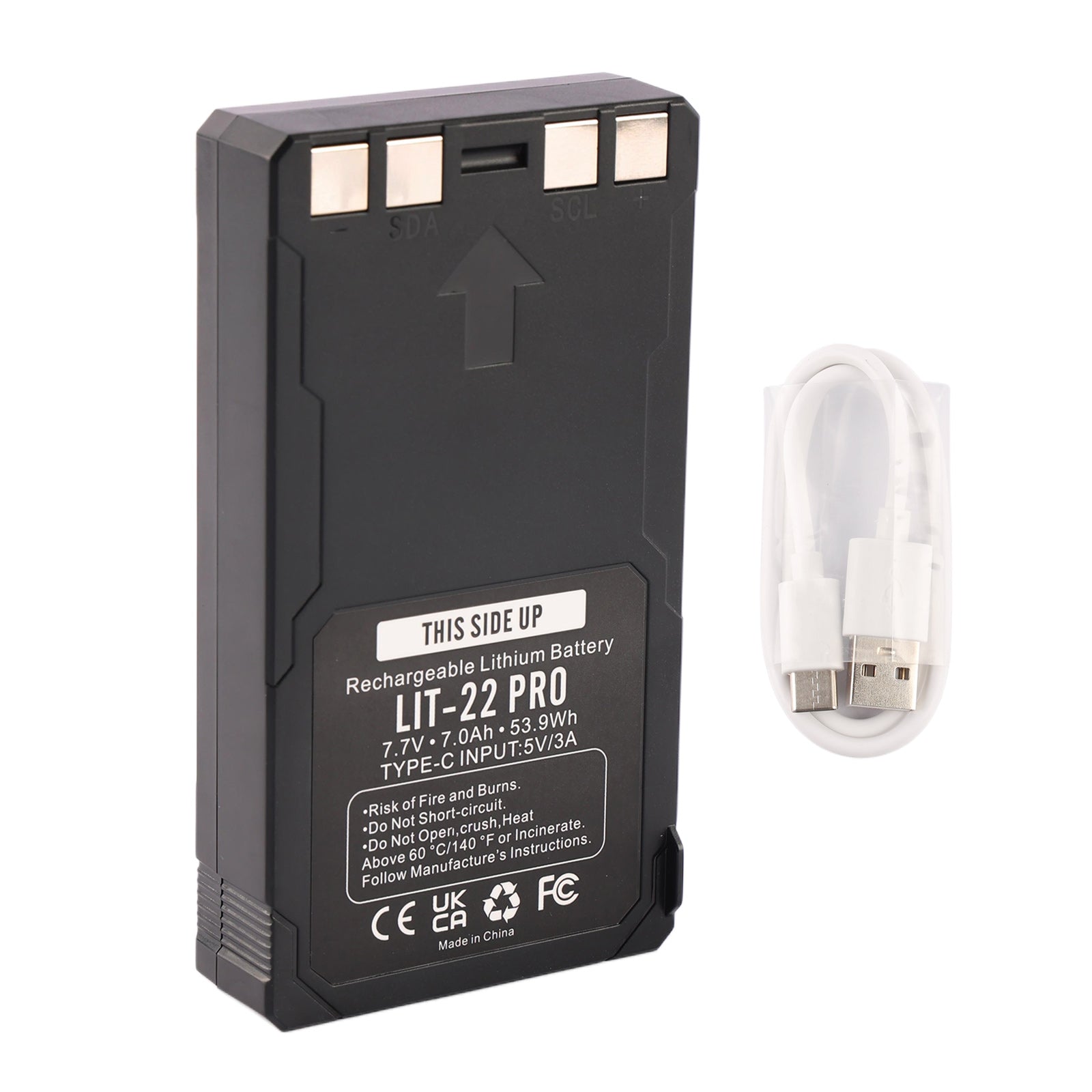 LIT-22 Battery 7000mAh for SPYPOINT Flex-M Trail Camera 7.7V