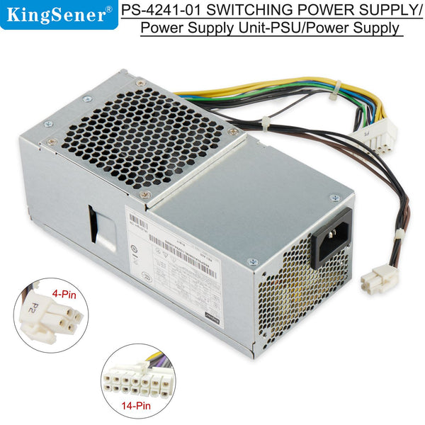 Kingsener PS-4241-01 240W 電源適用於 Lenovo Edge 92 93 ThinkCentre M73 M78 M82  M83 M92 M93 Thinkstation E31 SFF PSU PS-4241-02 54Y8901 SP50A33609