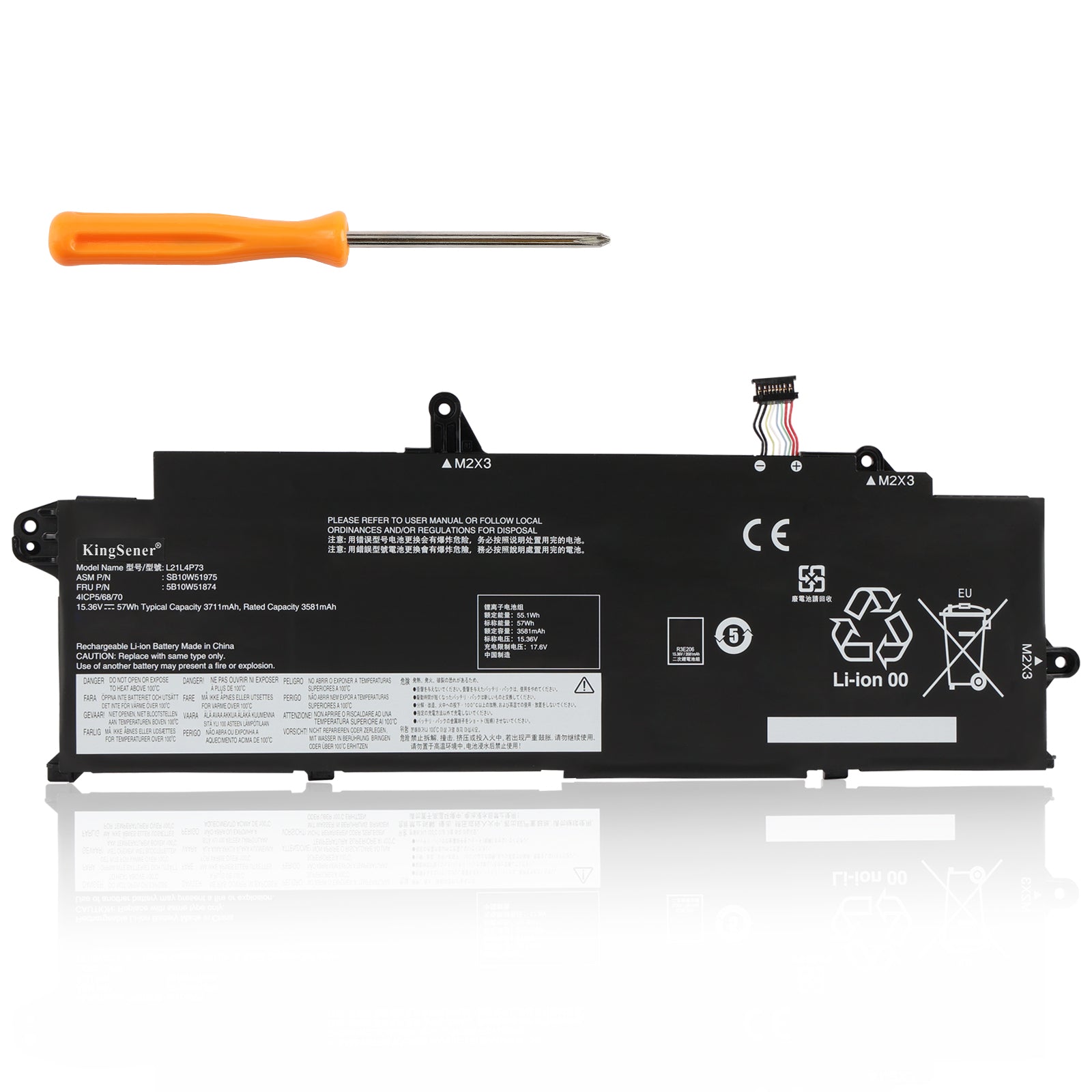 L21M4P75 L21L4P73 Lenovo ThinkPad T14s Gen 3 Gen 4用バッテリー 