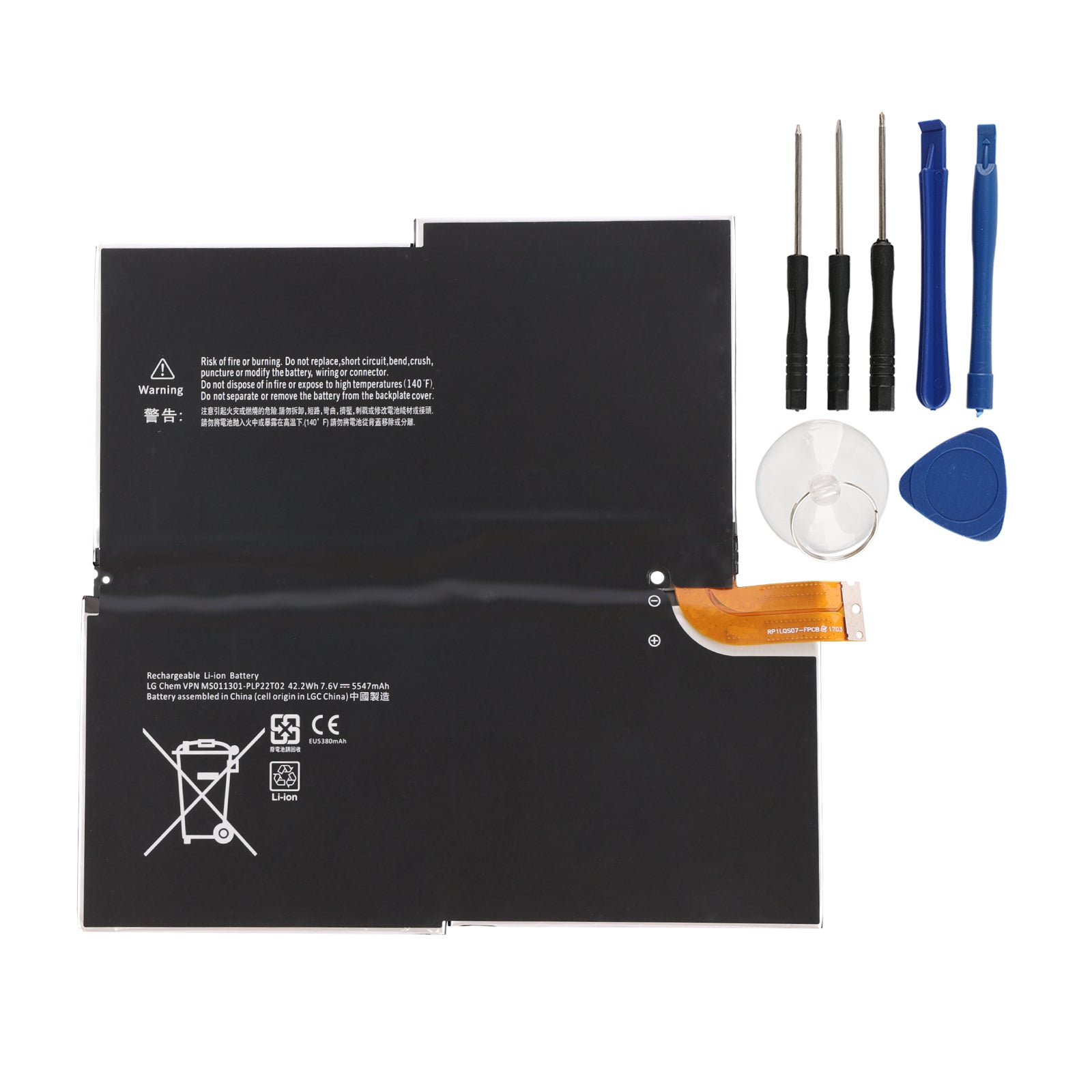 Batteria Nuova 5547mAh Per Microsoft Surface Pro 3: G3HTA005H, 12 Mesi Garanzia