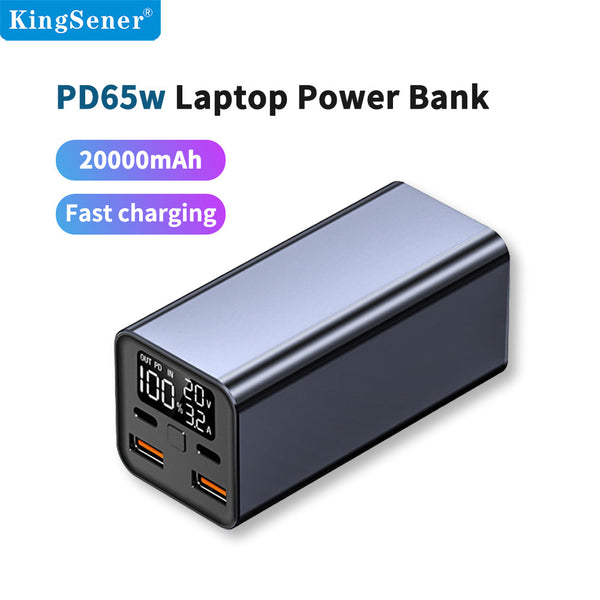 Laptop Tablet Power Bank 20000mAh Type C PD 100W Fast Charging Powerbank  External Battery Charger For Smartphone iPhone Xiaomi