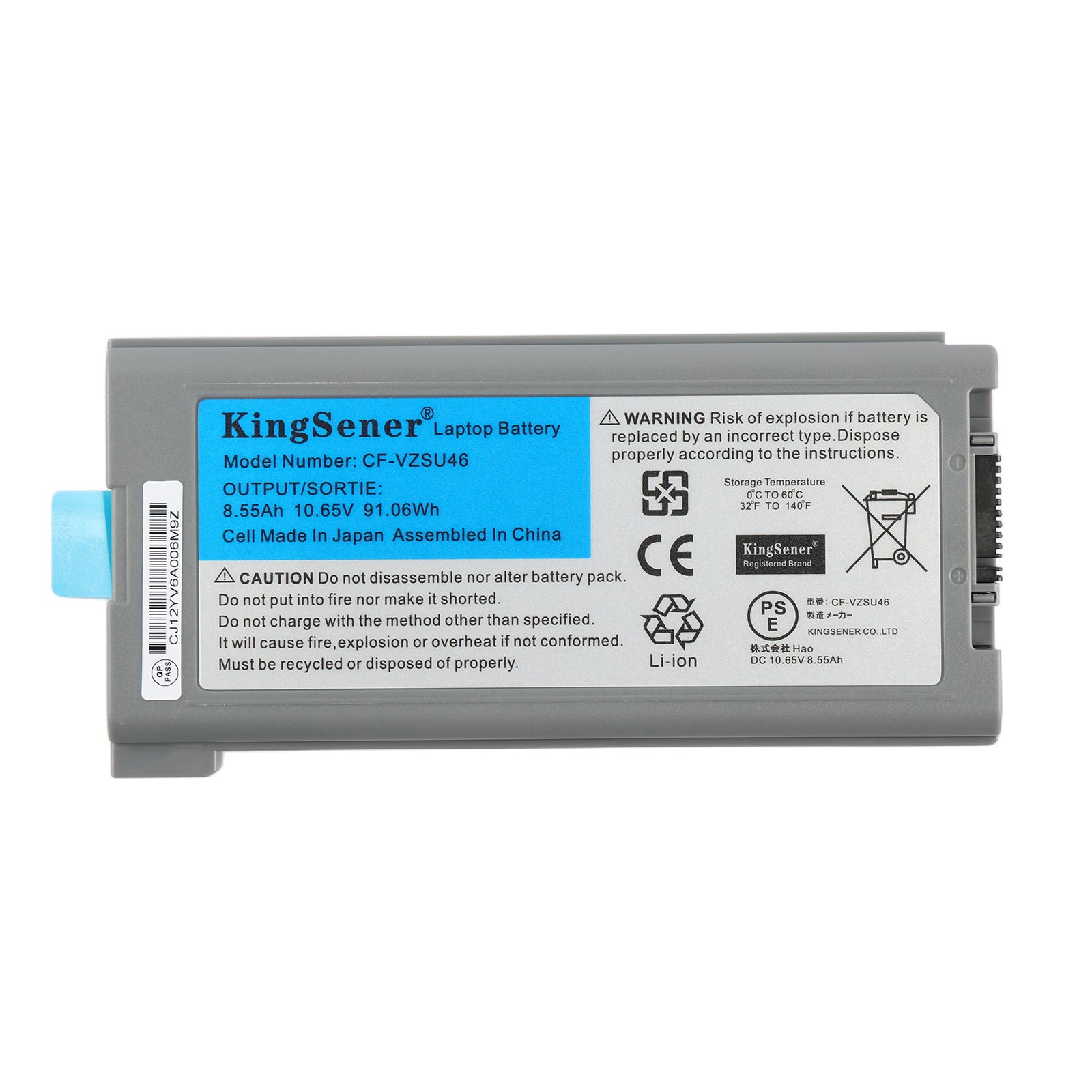 Panasonic Toughbook Battery CF-VZSU46 - CF-30 CF-31 CF-53 91Wh