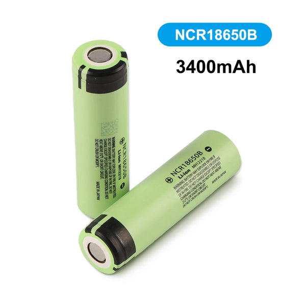 Bedre plisseret Ferie Panasonic Rechargeable Li-ion NCR18650B 18650 Battery 3.6V 3400mAh -  BatteryMall.com