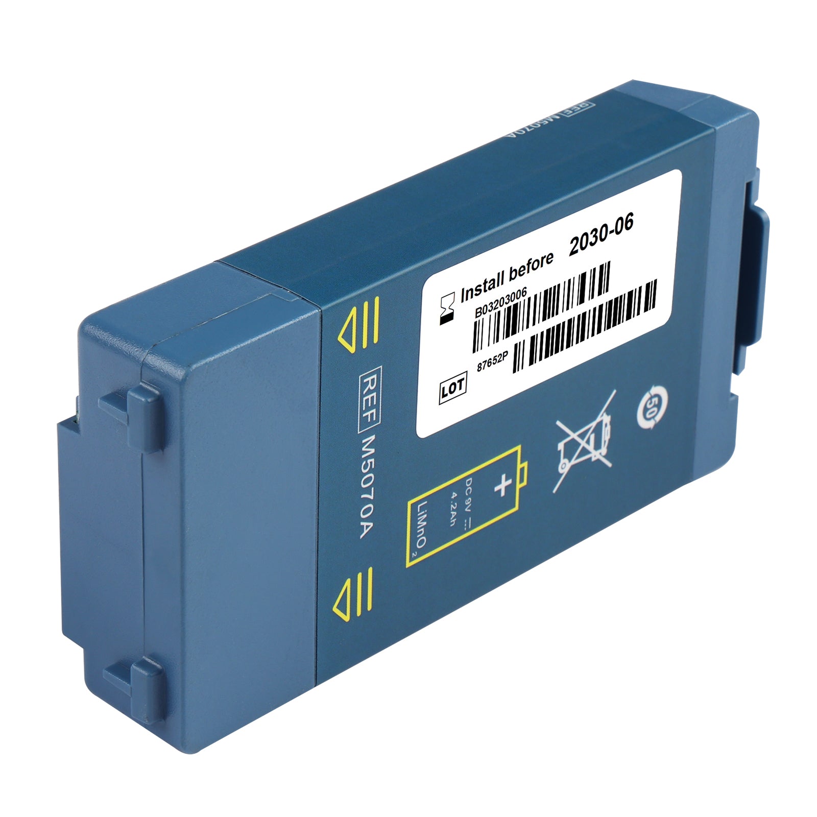 Philips M5070A AED Battery for HeartStart HS1 OnSite FRx - 9V 4.2