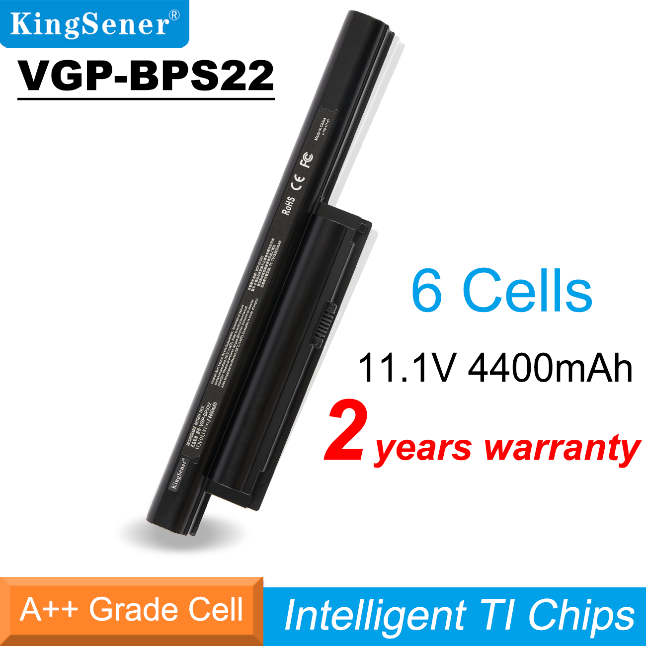 VGP-BPS22 Battery — Sony VAIO VPC-EA VPC-EB Series | 11.1V 4400mAh