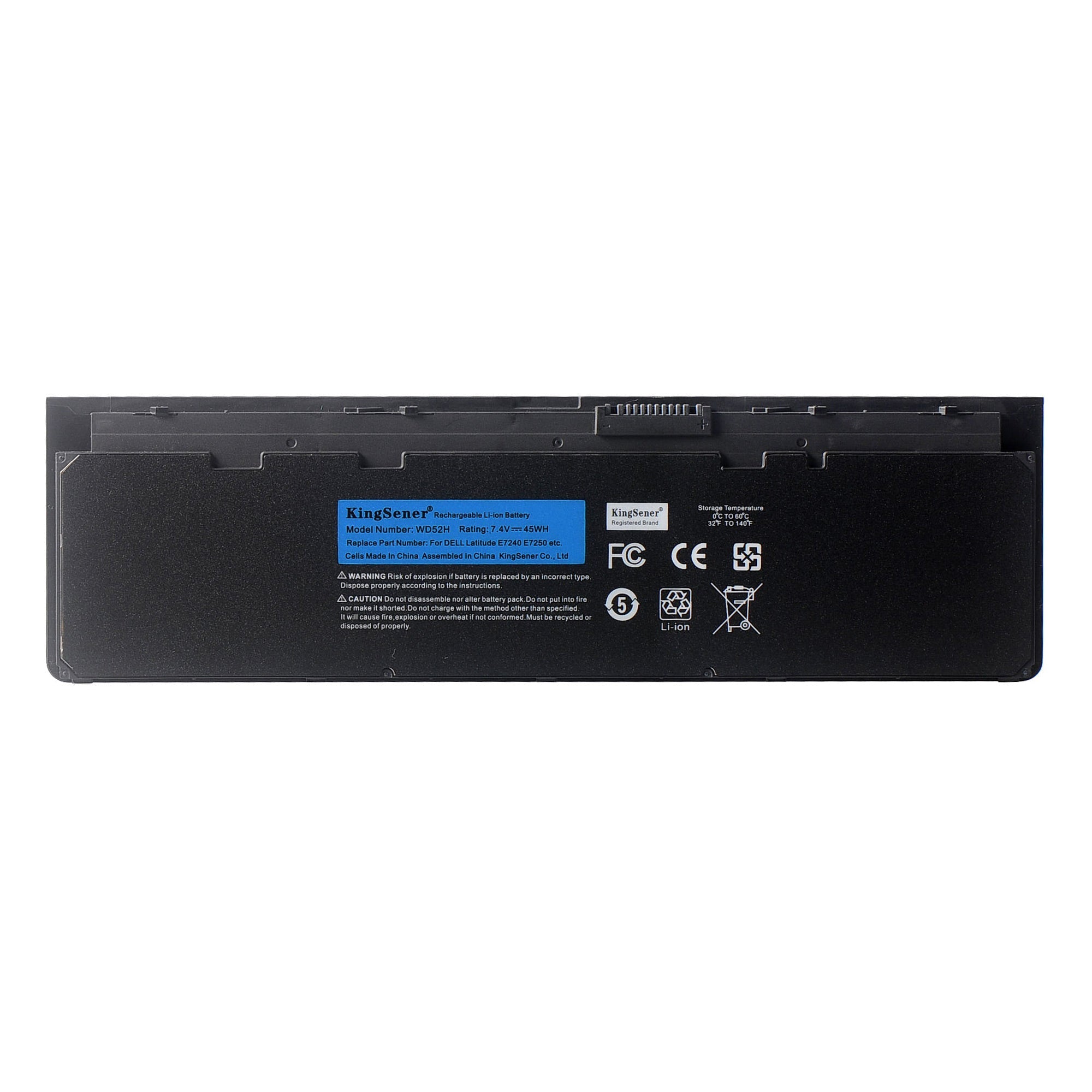 Dell Latitude E7240 E7250 Battery WD52H VFV59 - 45Wh 7.4V