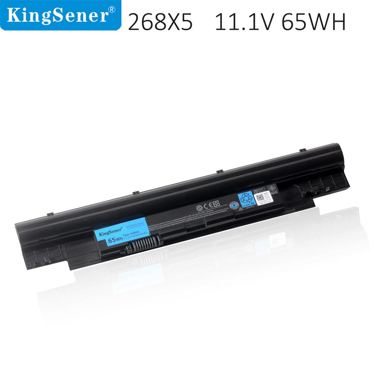 Batteria 2200mAh 14,8V Per DELL N2DN5 JD41Y H7XW1 312-1258 268X5