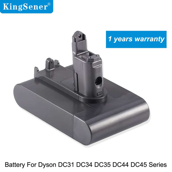 Battery suitable for Dyson DC34 - 5000 mAh 22.2 V battery (Black) -  BatteryUpgrade
