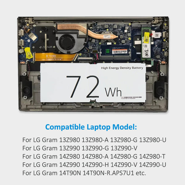 Kingsener LBS1224E ノートパソコンのバッテリー LG グラム 13Z980 ...