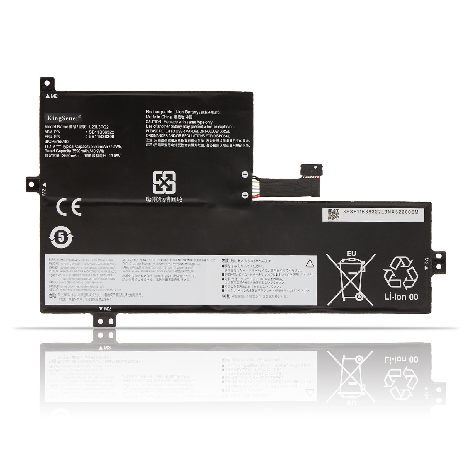 Lenovo L20L3PG2 Laptop Battery For IdeaPad Flex 3 Chromebook