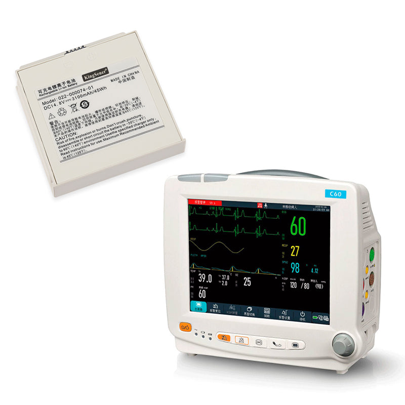 Vital signs monitor battery selection guide.
