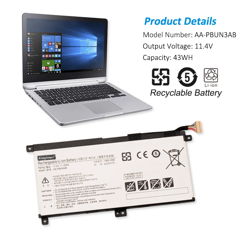 How to find the model number of Samsung laptop battery?