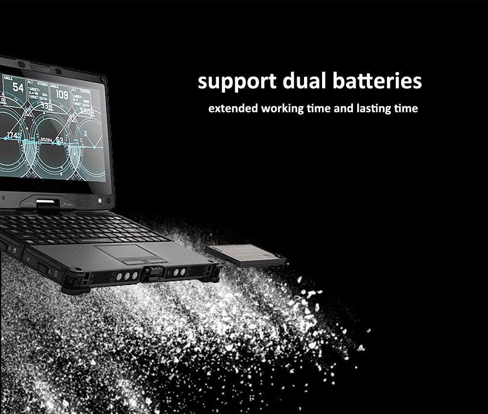 How to check the battery model of GETAC laptop？