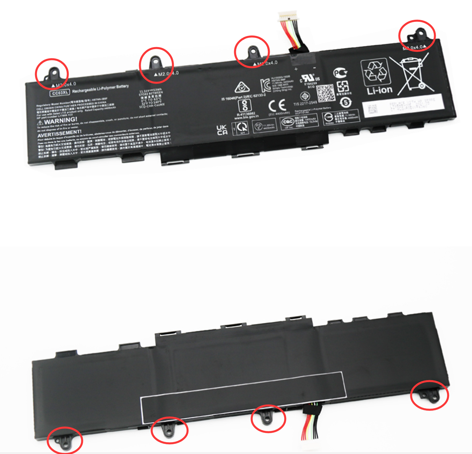 How to distinguish two types of CC03XL？