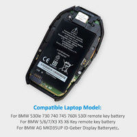 Precautions for replacing BMW MKD35UP battery