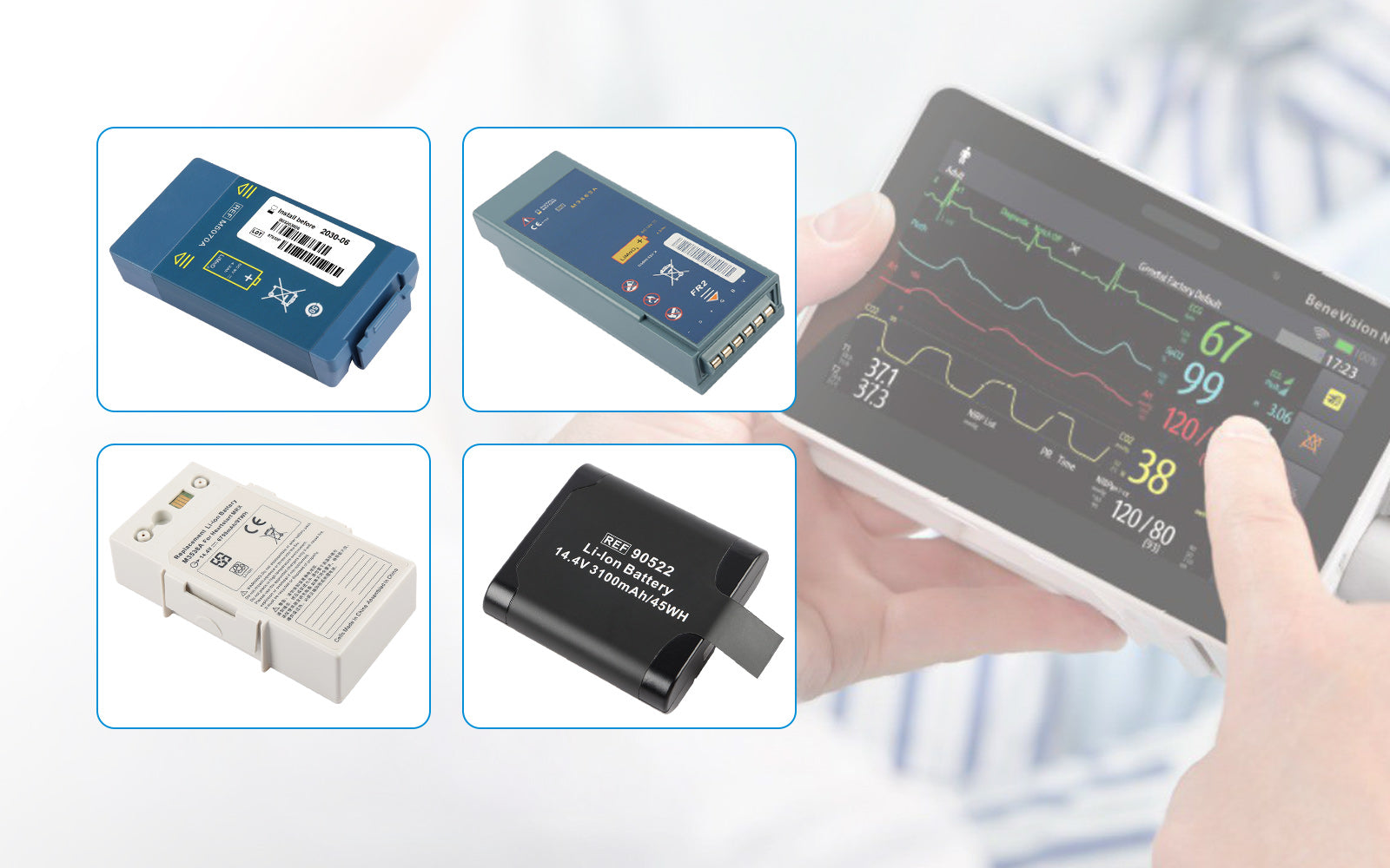 Medical Device Batteries: Philips, GE, Mindray, ZOLL & Hamilton ...