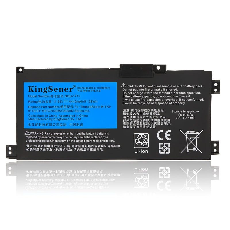 ThundeRobot 911 Series Laptop Batteries