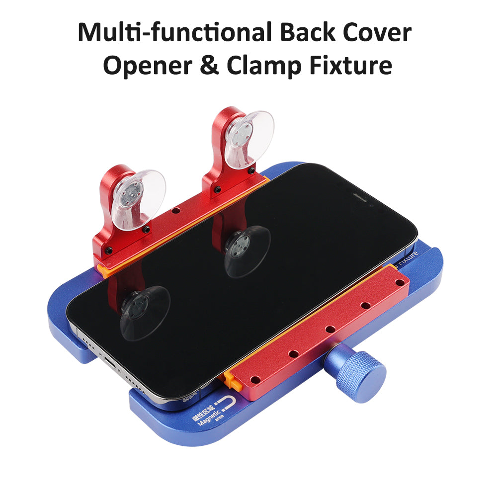 Three-in-one multifunctional suitable for Apple mobile phone repair stand screen side clamp