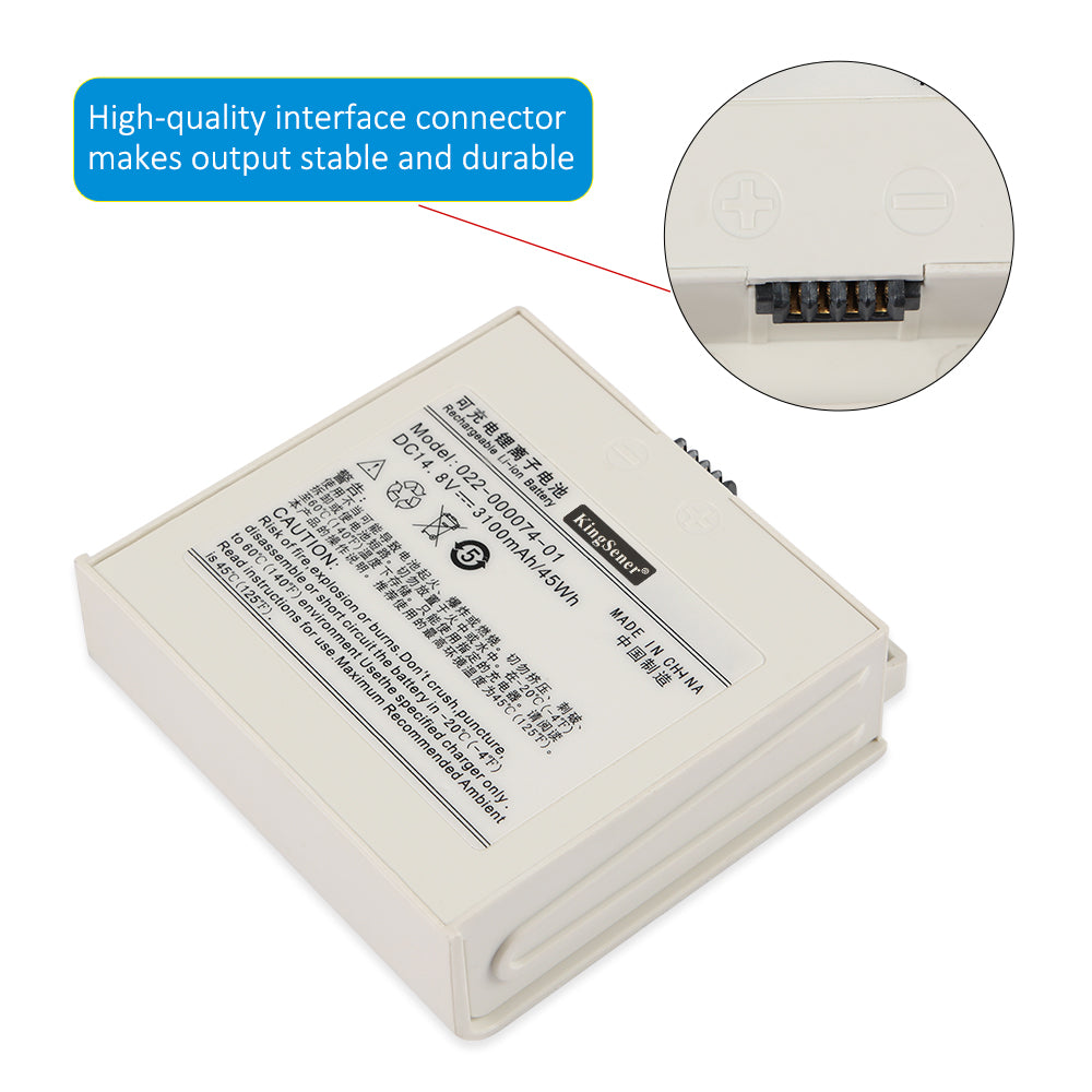 022-000074-01 電池 適用於 COMEN C60 LIV148C3100S01A 生命徵象監測儀電池 14.8V 3100mAh 45Wh