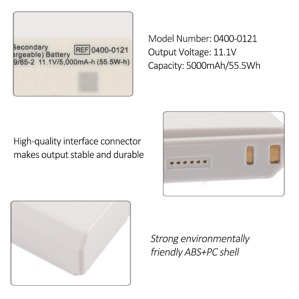Verathon-0400-0121-5000mAh-Medical-Battery