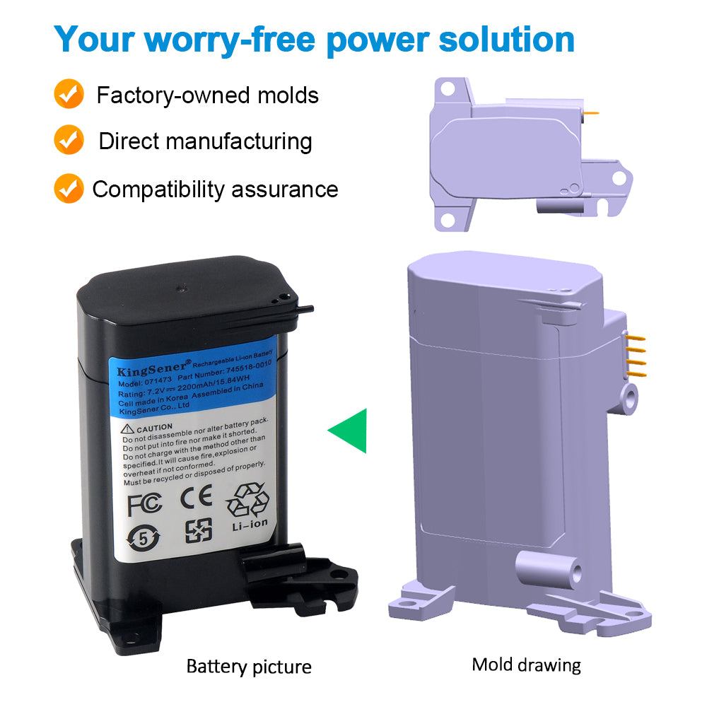 KingSener 071473 7.2V 15.84WH Speaker battery For Bose SoundLink