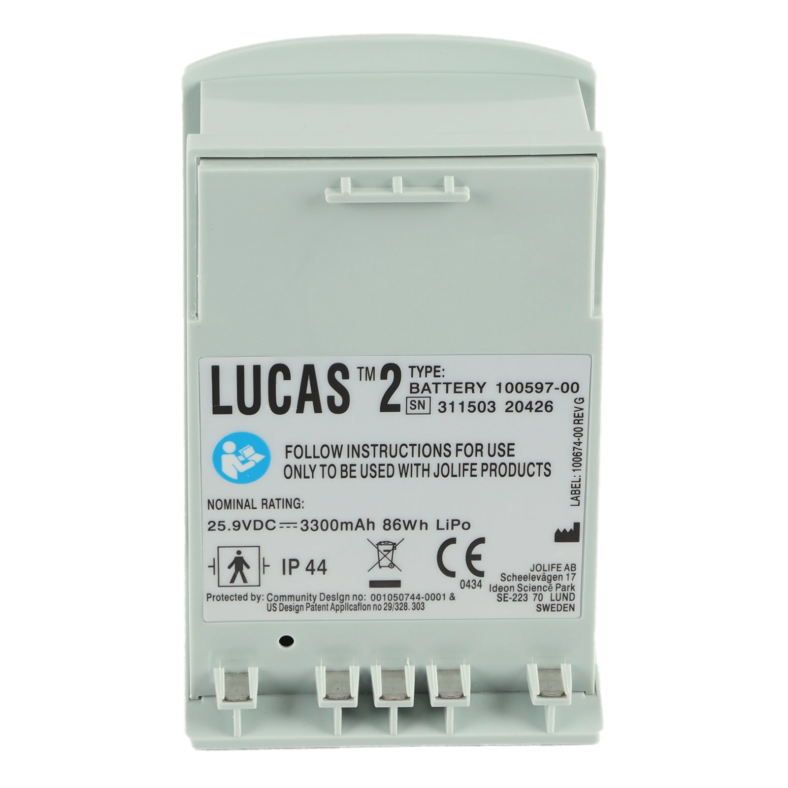 100597-00 Replacement Battery For Medtronic Lucas 2 Chest Compression System 25.9V 3300mAh