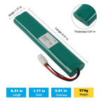 10HR-SCU-12V-3000mAh-Medical-Battery