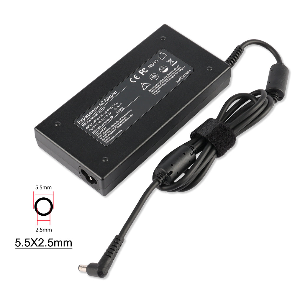 Kingsener 19.5V 7.7A 150W 戴爾筆記本電源適配器 7.4*5.0mm 筆記本電腦供電交流充電器