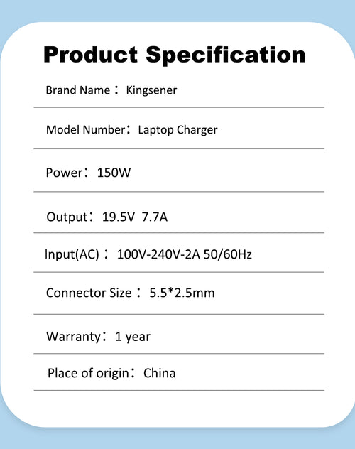 19.5V-7.7A-Charger