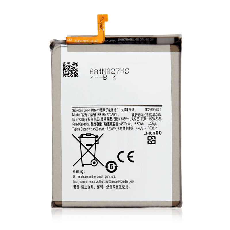 EB-BN770ABY Replacement Battery for Samsung Galaxy Note 10 Lite