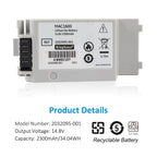 2032095-001-2300mAh-Medical-Battery