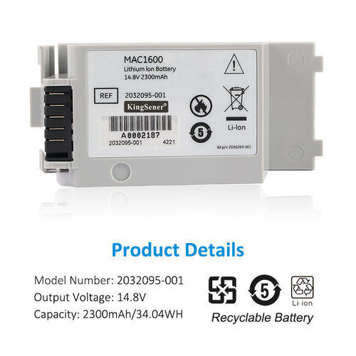 2032095-001-2300mAh-Medical-Battery