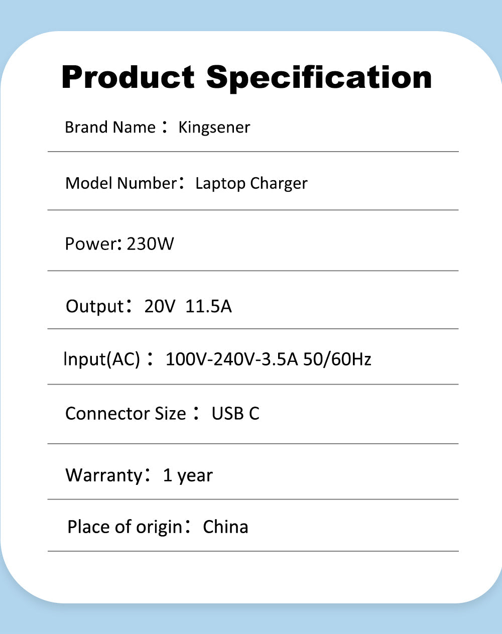 20V-11.5A-USB-type-C-234W-Laptop-Charger