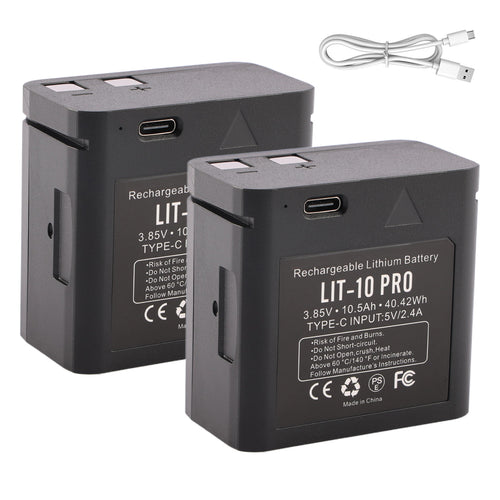 LIT-10 PRO-3.85V-40.42Wh-Trail-Camera-Battery