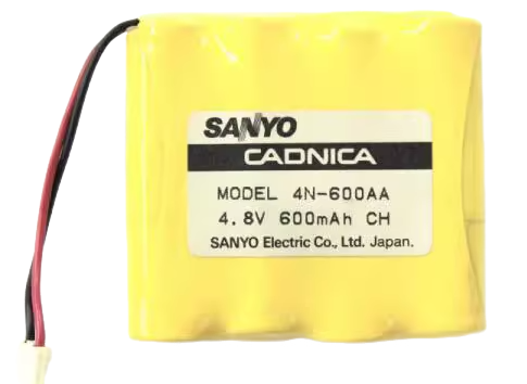 4N-600AA-4.8V-600mAh-Medical-Battery
