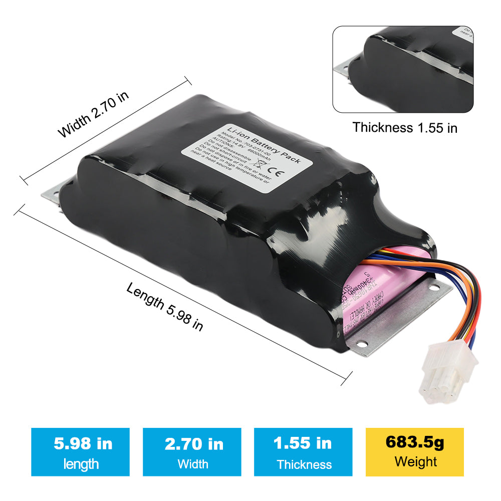 ZOLL-703-0731-00-6600mAh-Medical-Battery