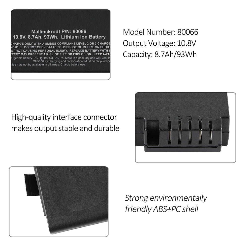 80066-10.8V-8700mAh-Medical-Battery