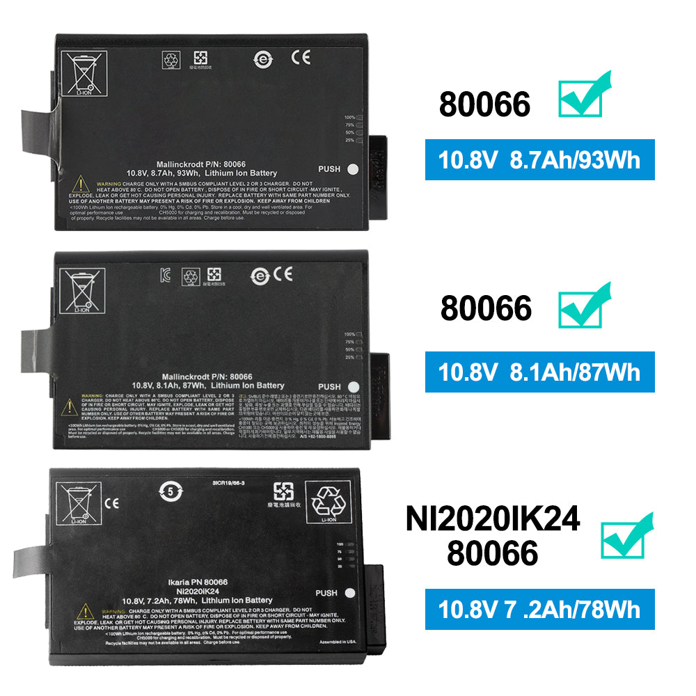 80066-10.8V-8700mAh-Medical-Battery