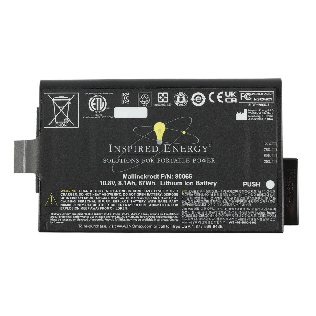 NI2020IK24 Replacement Battery 10.8V 87Wh 8.1Ah for GE USM35 Ultrasonic Tester