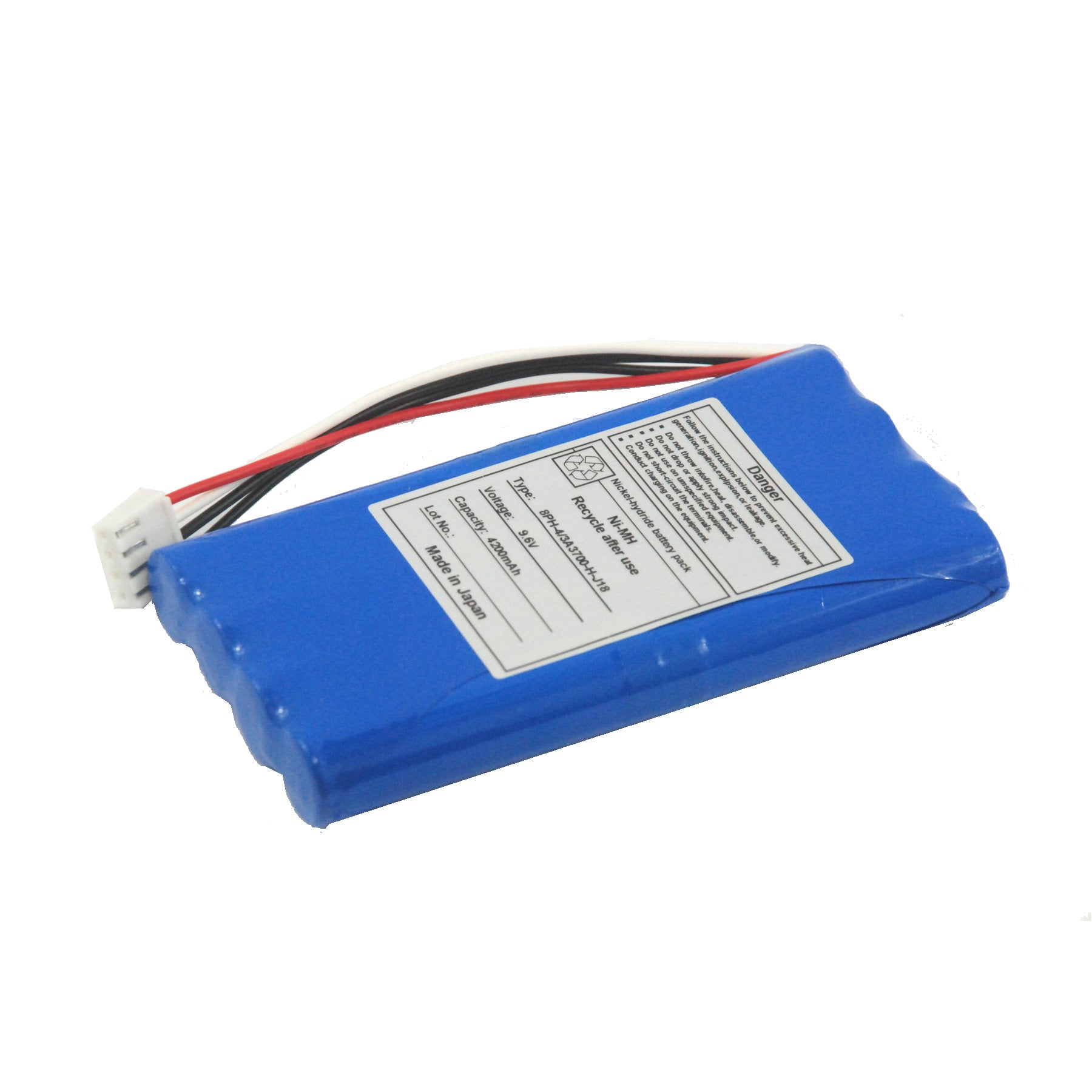 8PH-4/3A3700-H-J18-4200mAh-Medical-Battery