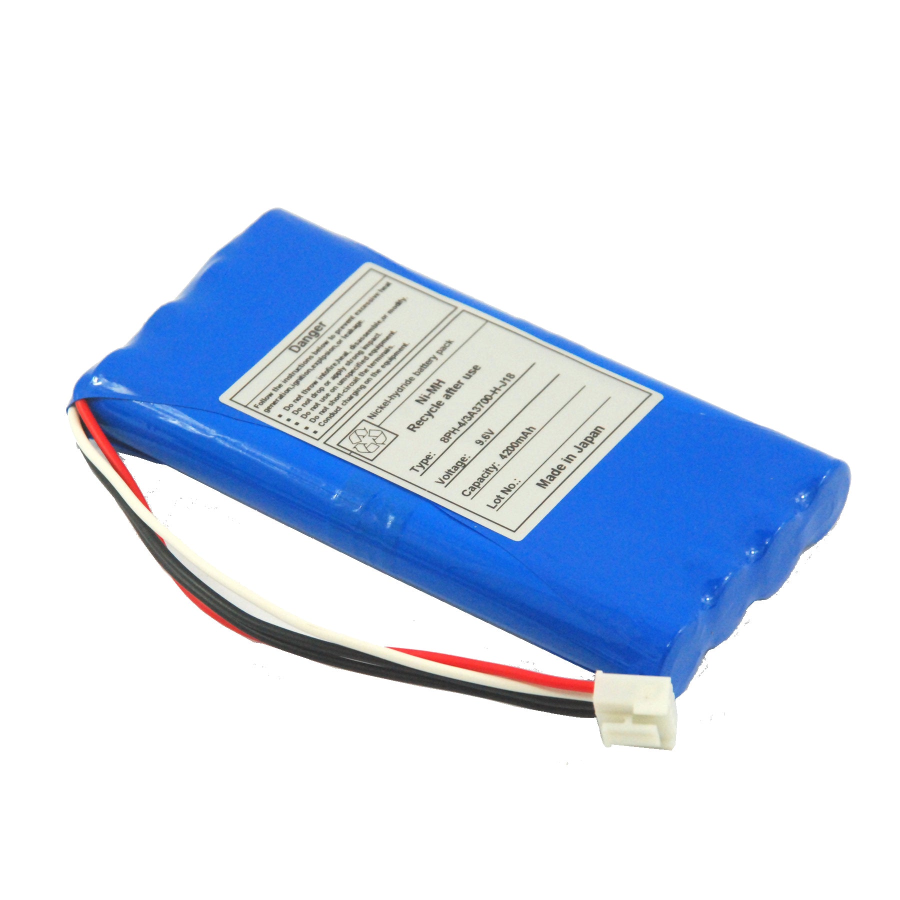 8PH-4/3A3700-H-J18-4200mAh-Medical-Battery