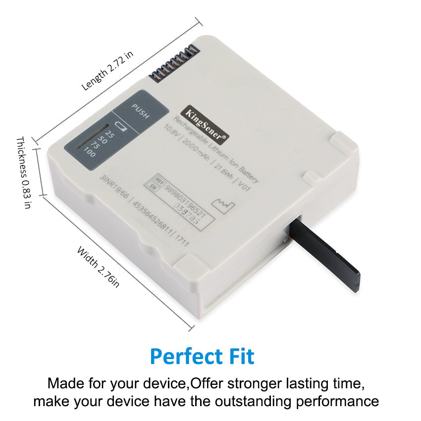 989803196521 電池適用於飛利浦 IntelliVue X3/MX100 453564526811 10.8V 21.6Wh