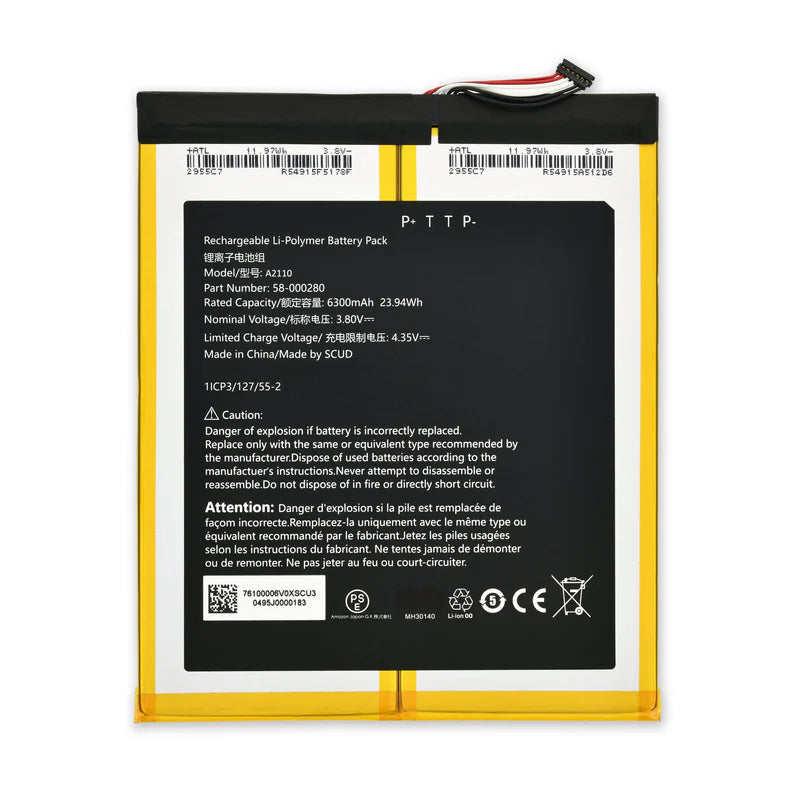 A2110-3.8V-6300mAh-Amazon-Tablet-Battery